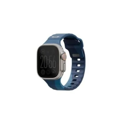 Uniq Stride De Fkm Rubber Apple Watch Strap 49/46/45/44Mm -Storm (Storm/Aegean Blue)